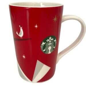 Starbucks 2012 Christmas Coffee Tea Mug Holiday Red Bird Ornament